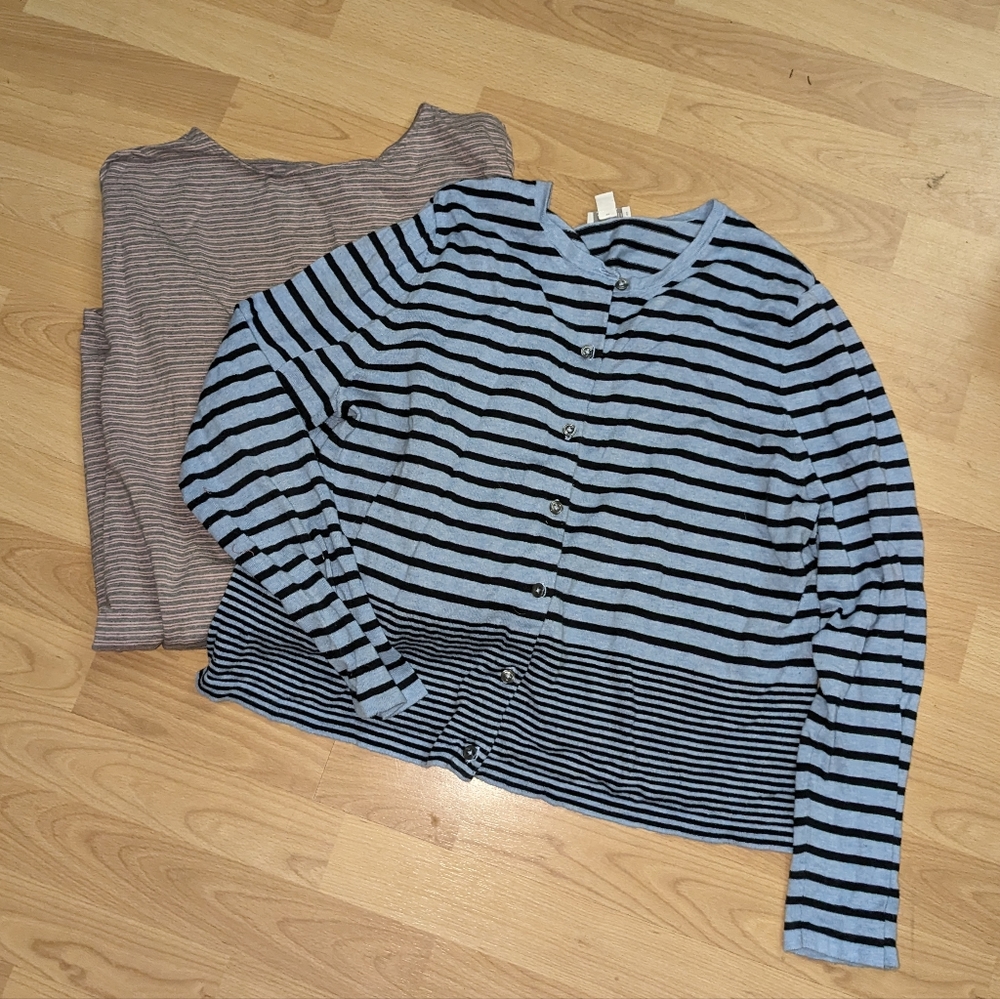 J. Jill Set of Two Long Sleeve Shirts